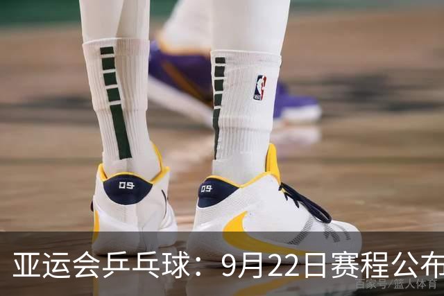 亚运会乒乓球：9月22日赛程公布！诞生团体4强，国乒两队登场