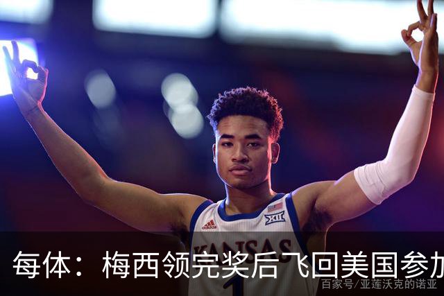 每体：梅西领完奖后飞回美国参加周六联赛，是否去金球颁奖不确定